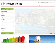 Tablet Screenshot of finquesmonico.com